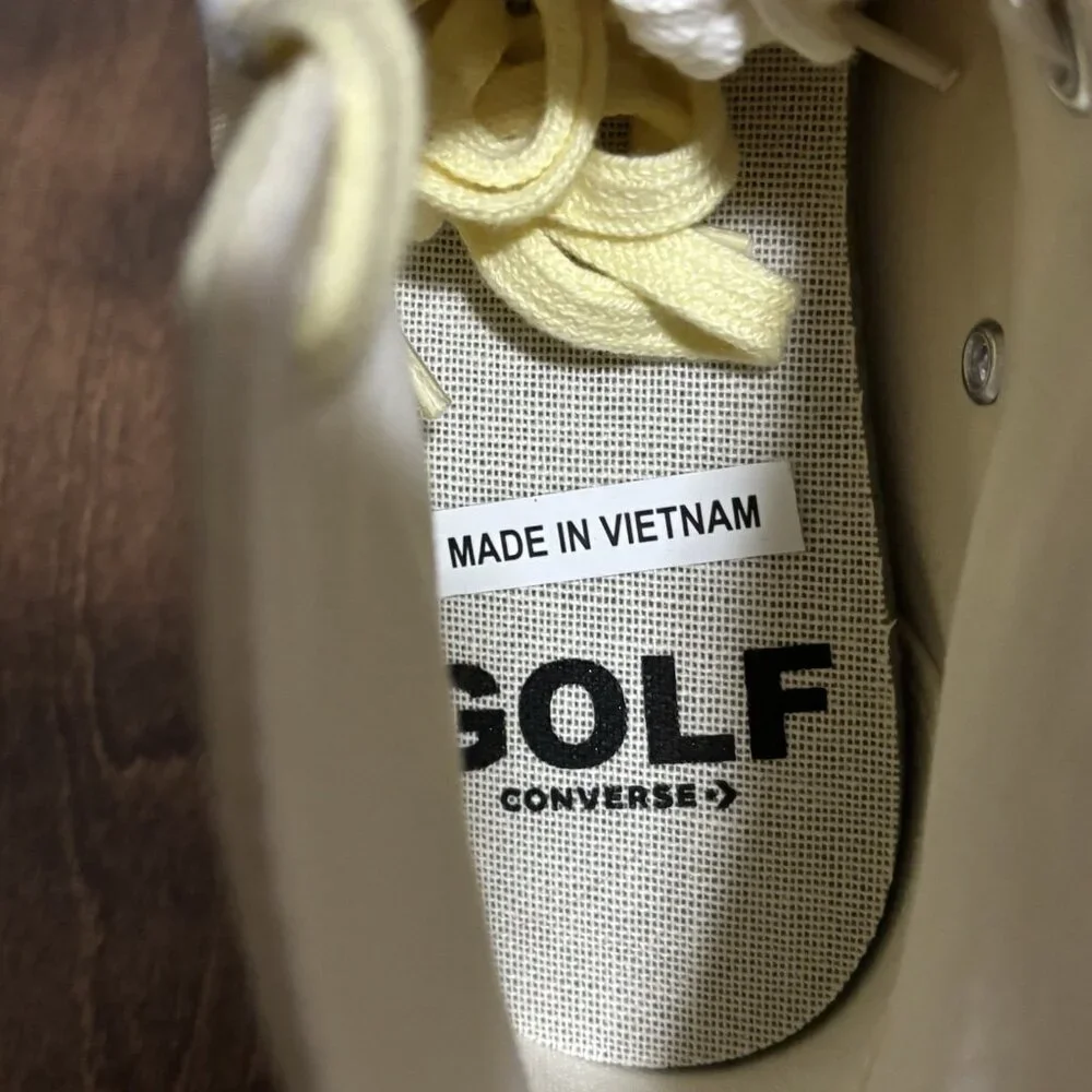 Converse Golf Le Fleur x Chuck 70 High Flame Pastel Yellow Women’s‎ 7.5 Men 5.5